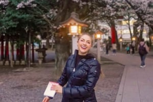 Lisensiert guide Tokyo Meguro Cherry Blossom Omvisning til fots