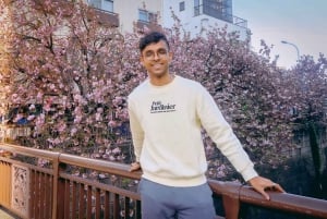 Lisensiert guide Tokyo Meguro Cherry Blossom Omvisning til fots