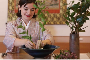 Lyxig ikebana-upplevelse