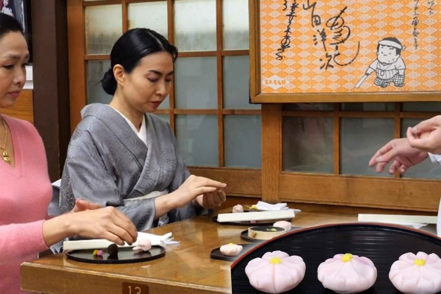 Making Wagashi (Japanese sweets) at Tokyo’s Koboji Temple