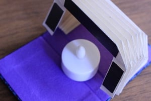 Mini Origami-lampa och Mizuhiki knutbälte Workshop i Ueno