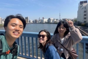 Sumida Riverside Walk:Garden＆Temple Ritual(4 Meeting Points)