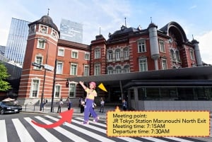 Femte stasjon på Fuji-fjellet, varm kilde og dagsomvisning i Oshino Hakkai