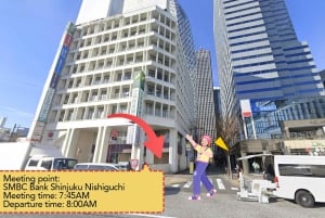 Femte stasjon på Fuji-fjellet, varm kilde og dagsomvisning i Oshino Hakkai