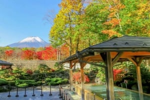 Excursão de 1 dia ao Monte Fuji, Lago Kawaguchi e Yamanaka, fontes termais