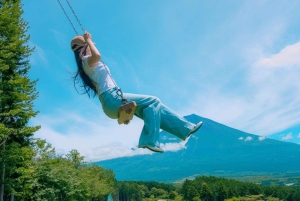 Tour panoramico del Monte Fuji: lago Kawaguchi e visita a una fattoria