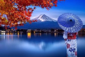 Mt. Fuji Scenic Train & Lake Kawaguchi Day Tour from Tokyo