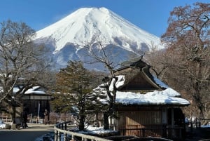 Fuji-vuoren nähtävyyksiä – yksityinen kierros englanninkielisen oppaan kanssa