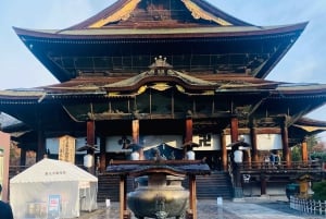 Nagano: privat tur med Snow Monkey Park og Zenko-ji-tempelet