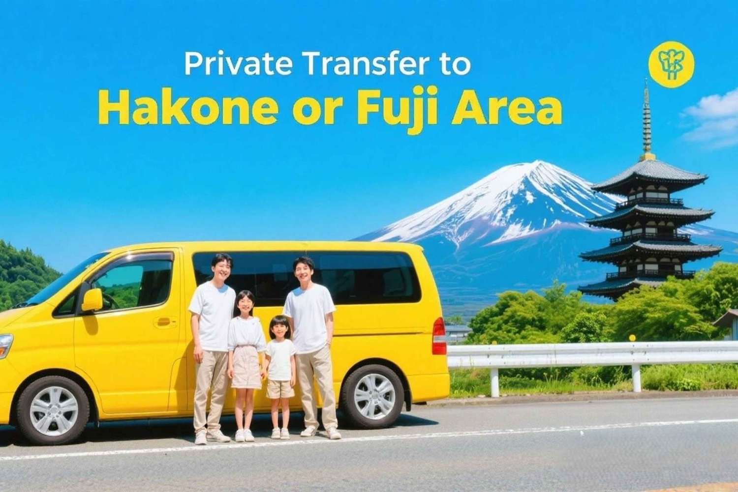Flughafen Narita (NRT): Privater Transfer von/nach Fuji oder Hakone