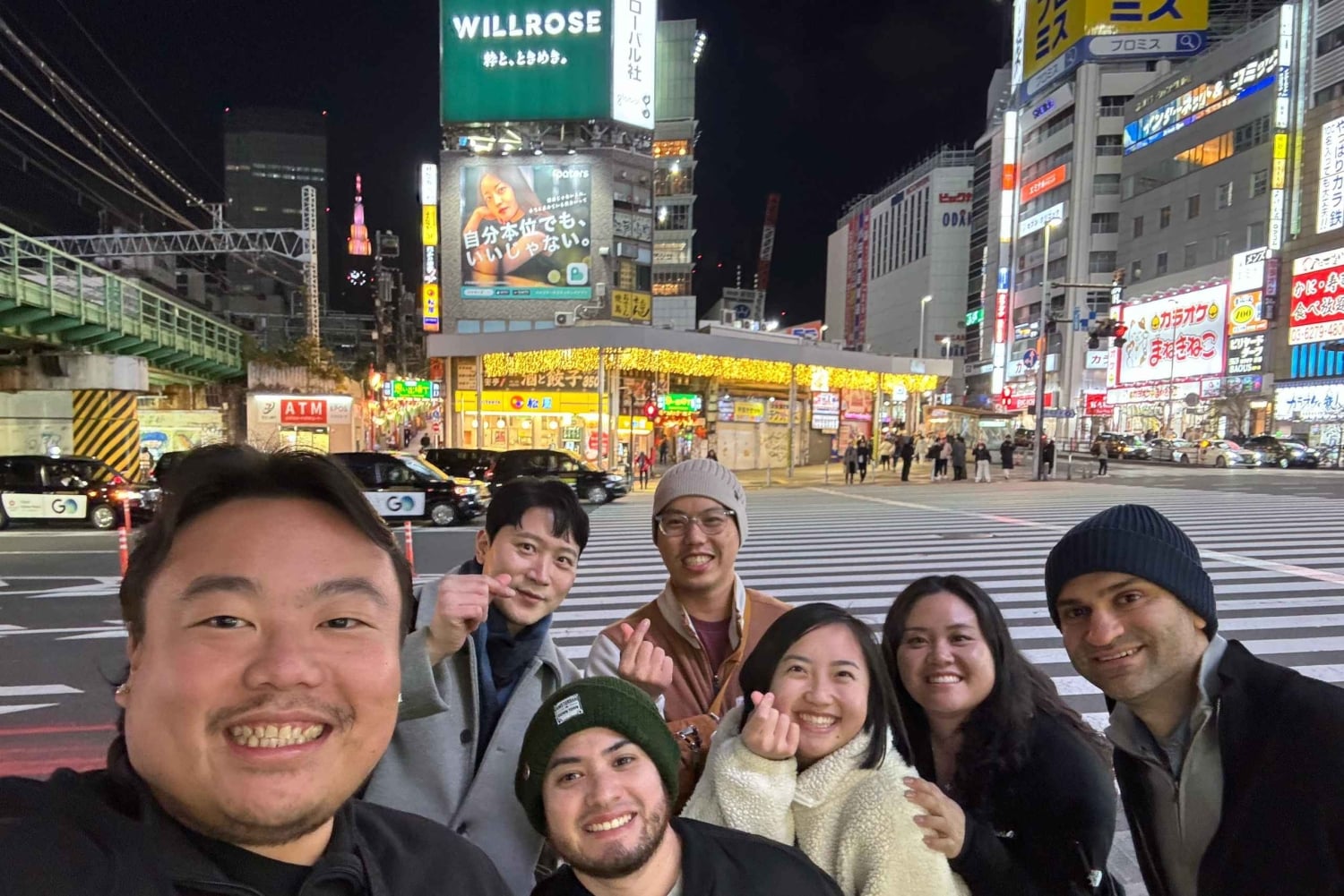 Visite nocturne avec boissons à volonté au cœur de Tokyo