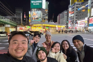 Visite nocturne avec boissons à volonté au cœur de Tokyo