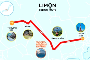 Enkele reis met de bus: Takayama naar Tokio