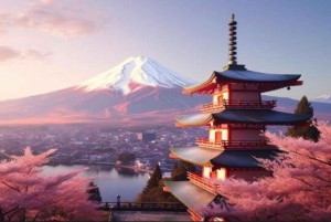 Passeio privado personalizado de um dia ao Monte Fuji com guia em inglês