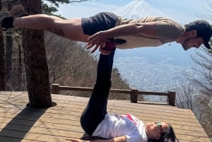 Depuis Tokyo : visite privative d'une journée complète du mont Fuji avec guide