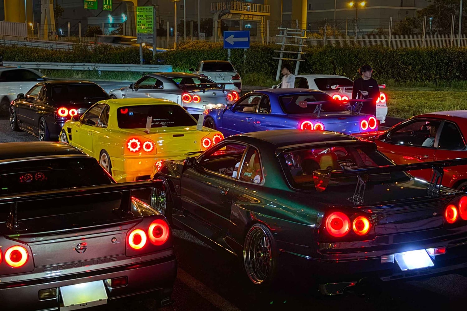 【R34 GTR】Tokyo: Privat Daikoku-tur i R34 GTR