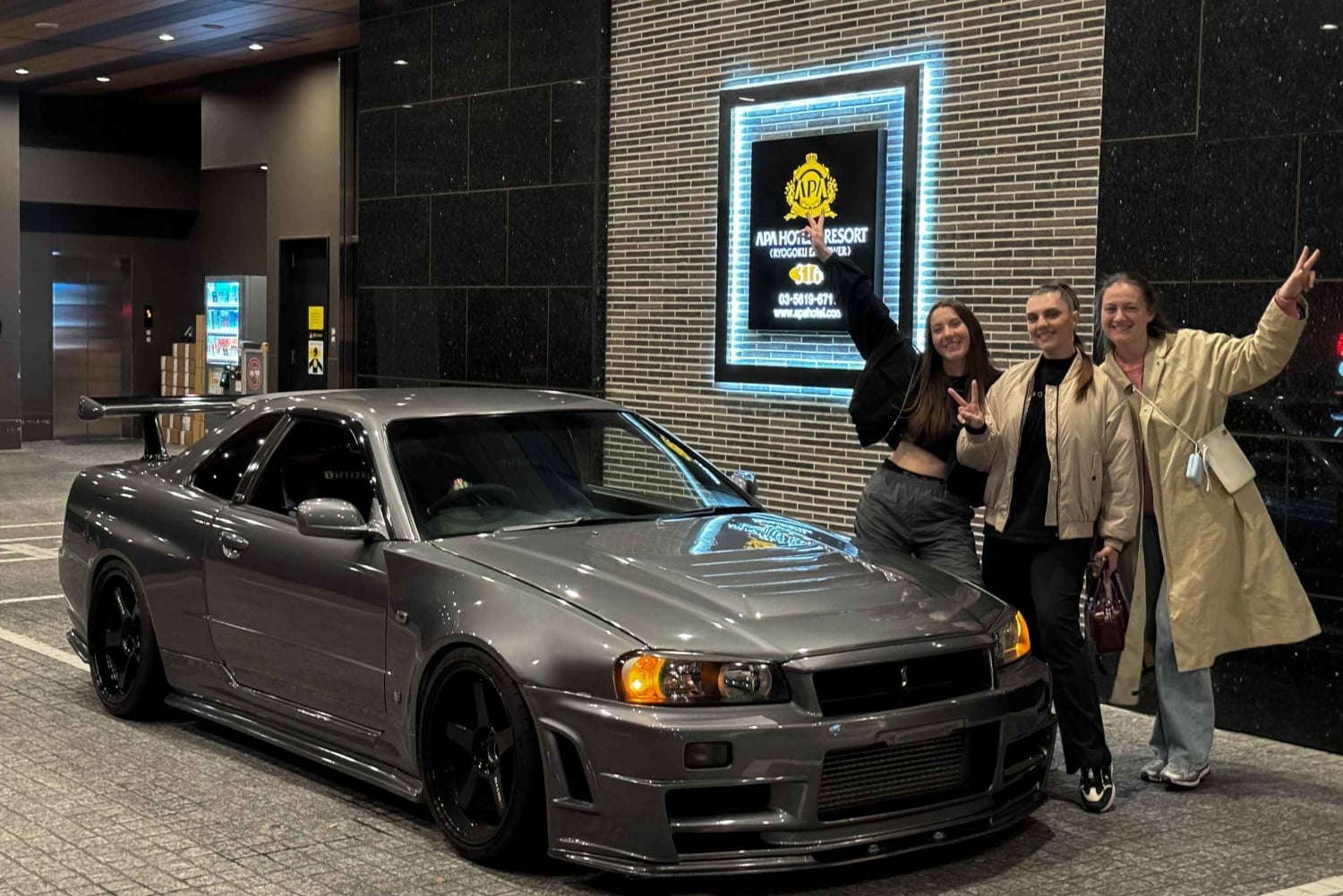 【R34】Tóquio：Tour particular de Daikoku em R34 modificado