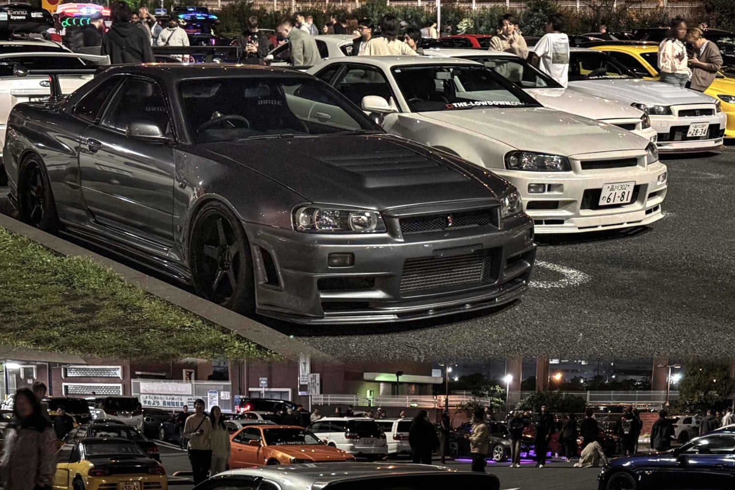 【R34】Tóquio：Tour particular de Daikoku em R34 modificado