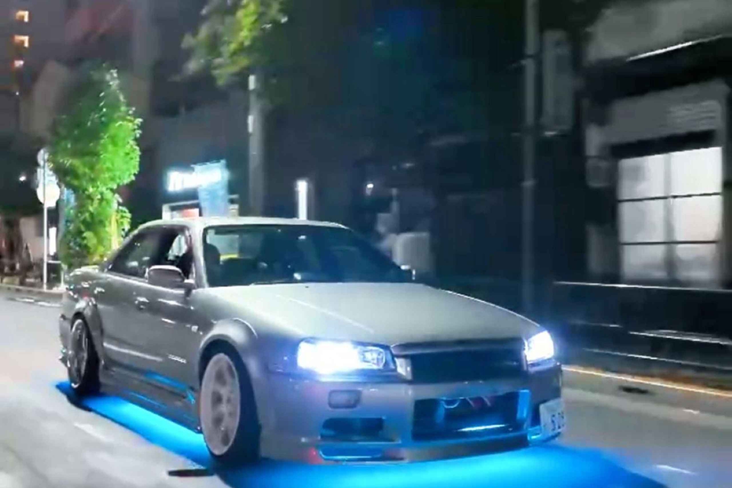 Tour privado de Fast & Furious en un R34 Skyline, Chaser o】 furgoneta por Daikoku PA