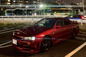 Tour privado de Fast & Furious en un R34 Skyline, Chaser o】 furgoneta por Daikoku PA