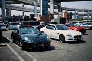 Tour privado de Fast & Furious en un R34 Skyline, Chaser o】 furgoneta por Daikoku PA