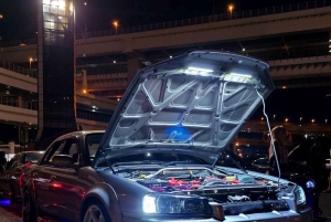 Tour privado de Fast & Furious en un R34 Skyline, Chaser o】 furgoneta por Daikoku PA