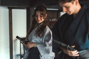 Самурайское фехтование и звуковая медитация на природе