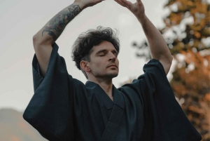 Samurai Swordsmanship and Sound Meditation in nature