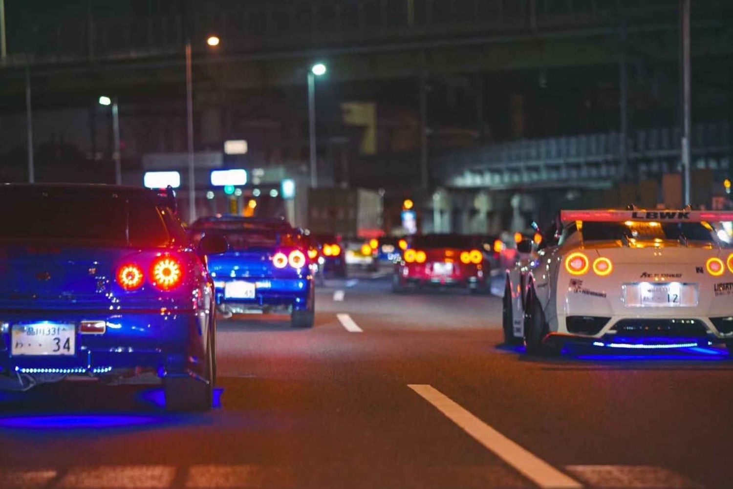 [Itse ajettava] Tokyo & Daikoku Custom Car Driving Tour