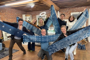 Shibori-Färben in Tokio, Japan