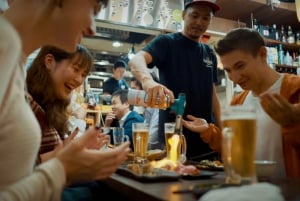 Shibuya Bar Hopping Tour (All-You-Can-Drink + Full Dinner)