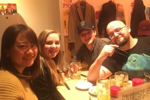 Shibuya Bar Hopping Tour (All-You-Can-Drink + Full Dinner)