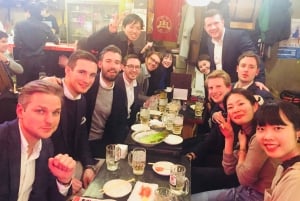 Shibuya Bar Hopping Tour (All-You-Can-Drink + Full Dinner)