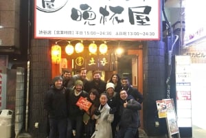 Shibuya Bar Hopping Tour (All-You-Can-Drink + Full Dinner)
