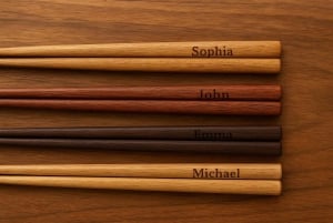 Atelier de fabrication de baguettes à Shinjuku