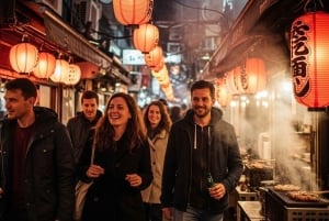 Shinjuku Evening Walk & Traditional Snack Bar Visit