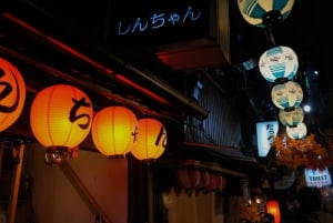 Shinjuku Evening Walk & Traditional Snack Bar Visit