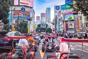 Shinjuku Go Karting Tour hauskan puvun kanssa