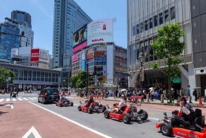 Shinjuku Go Karting Tour hauskan puvun kanssa