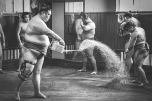 Sumo Practice Watch with Specialist in Tokyo