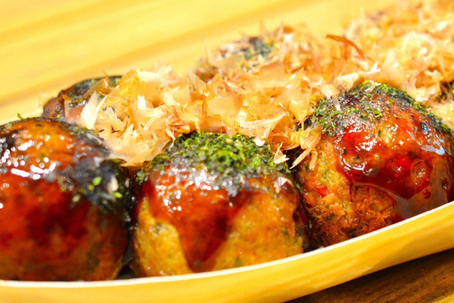 Takoyakin kokkauskokemus Kabukichossa, Shinjukussa