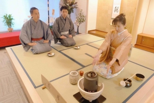 Experiencia de ceremonia del té en una habitación de estilo japonés, 60 min.