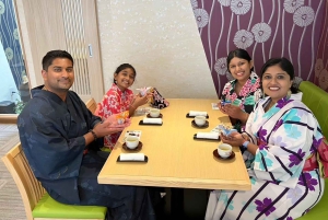 Experiencia de ceremonia del té en una habitación de estilo japonés, 60 min.