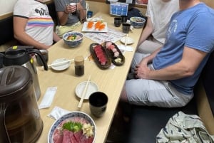 Excursão a pé pelo antigo mercado de peixe de Tsukiji