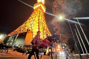 Tokio: 1-stündiges Rikscha-Abenteuer mit Blick auf den Tokyo Tower