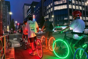 Tokio: 2-godzinna nocna wycieczka rowerowa po ukrytych perełkach miasta