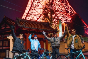 Tokio: 2-godzinna nocna wycieczka rowerowa po ukrytych perełkach miasta