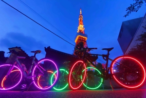 Tokio: 2-godzinna nocna wycieczka rowerowa po ukrytych perełkach miasta