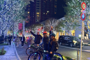 Tokio: 2-godzinna nocna wycieczka rowerowa po ukrytych perełkach miasta