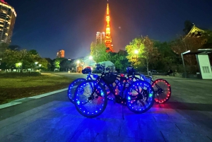 Tokio: 2-godzinna nocna wycieczka rowerowa po ukrytych perełkach miasta